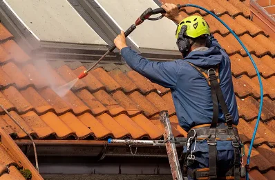 Démoussage et hydrofuge de toiture au Mesnil-Adelée